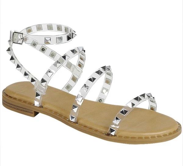Clearly Studded Sandal | Gunny Sack and Co
