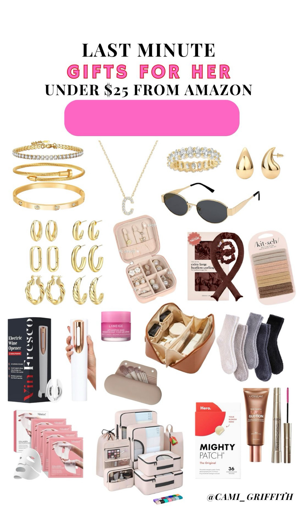 Last minute gift ideas from Amazon that will arrive before Christmas & are less than $25! Also great for white elephant gifts, secret Santa presents, or stocking stuffers! 


#LTKFindsUnder50 #LTKGiftGuide #LTKBeauty