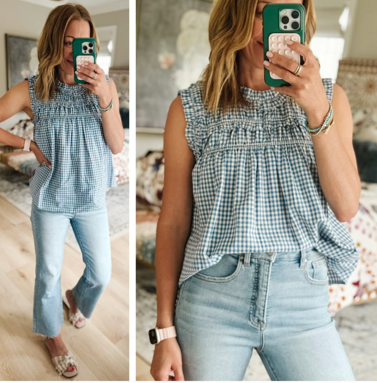 Back in stock! The cutest gingham tank for summer  

 #LTKdayinmylife #LTKootd #LTKSeasonal
