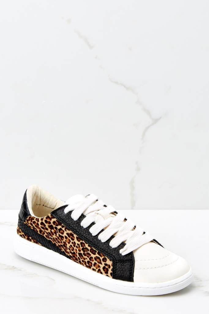 Nino Dark Leopard Sneakers | Red Dress 