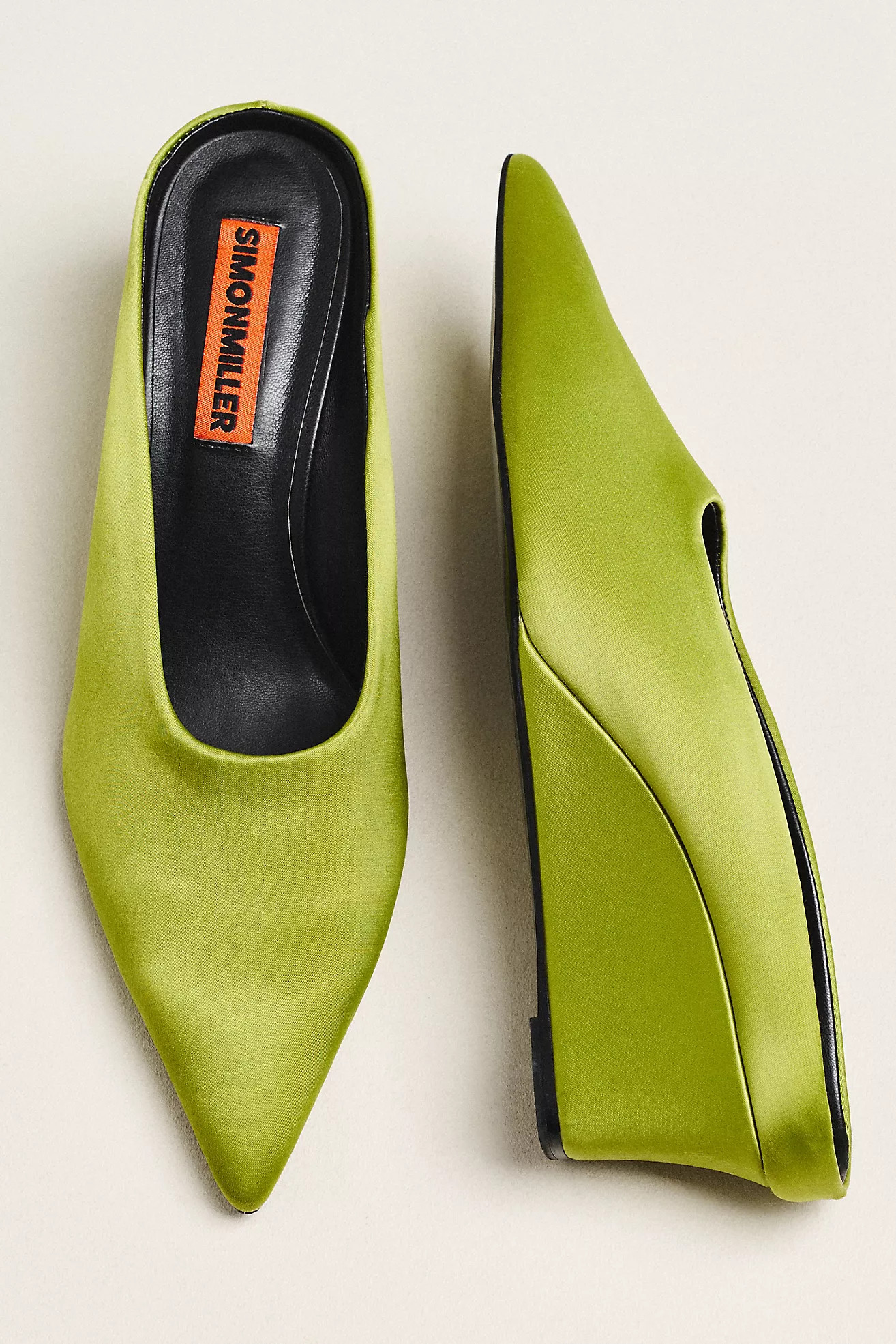 SIMONMILLER Gala Pointed-Toe Wedge Mules | Anthropologie (US)