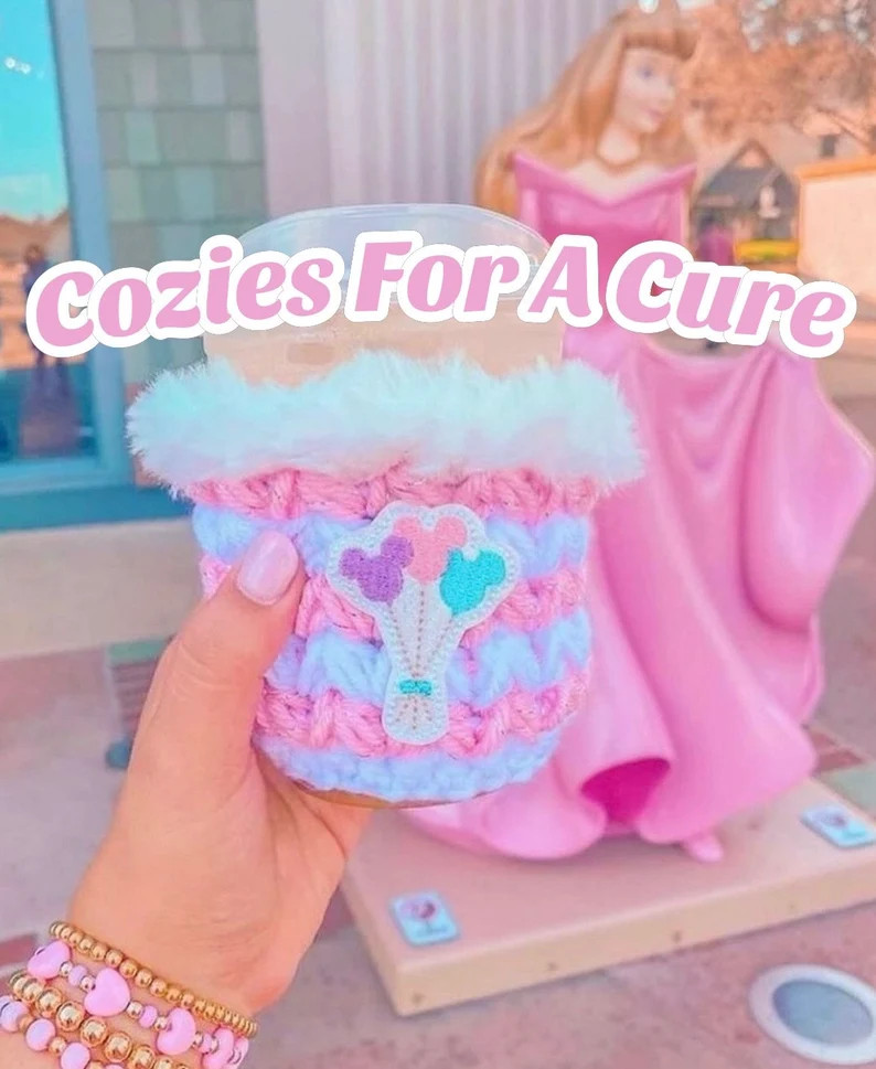 Cozies for A Cure Coffee Cozy Disney Cozy Coffee Sleeve Cup Cozy - Etsy | Etsy (US)