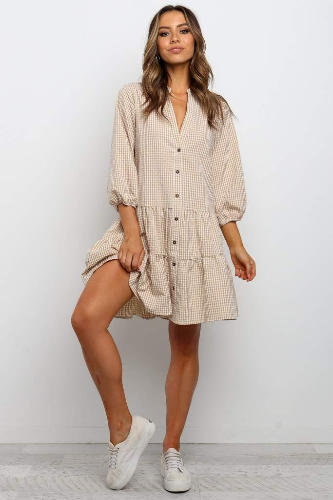 Daria Dress - Beige | Petal & Pup (US)