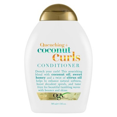 OGX Quenching+ Coconut Curls Conditioner with Coconut Oil, Citrus Oil & Honey - 13 fl oz | Target
