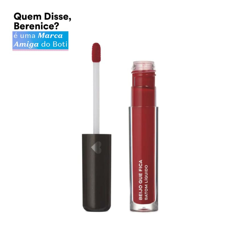 Batom Líquido Supermate Vermelho Beijo que Fica Quem Disse, Berenice? 4ml | oBoticario (BR)