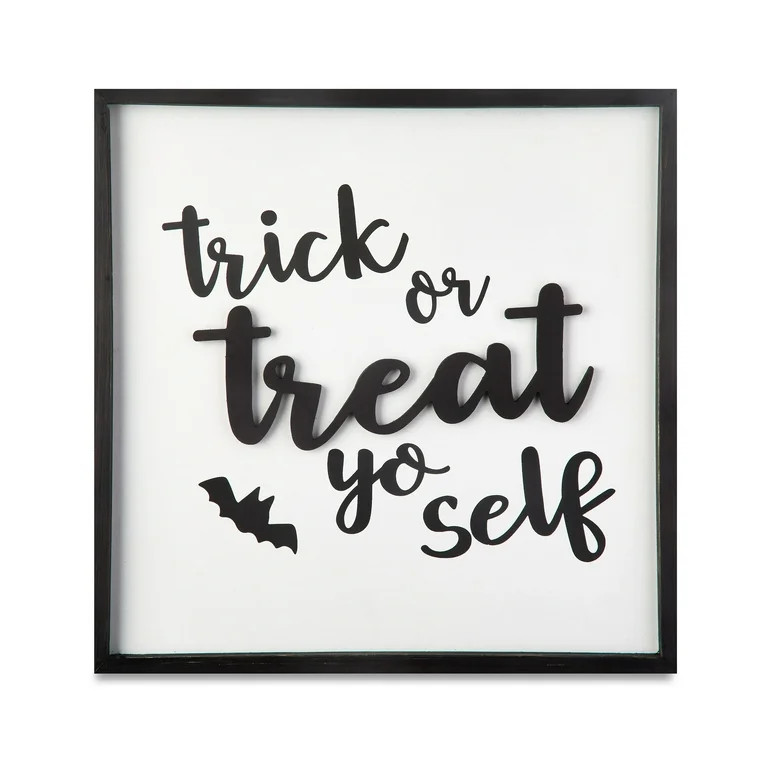 Way To Celebrate Dc 13 Inch Trick Or Treat Wall Decor | Walmart (US)