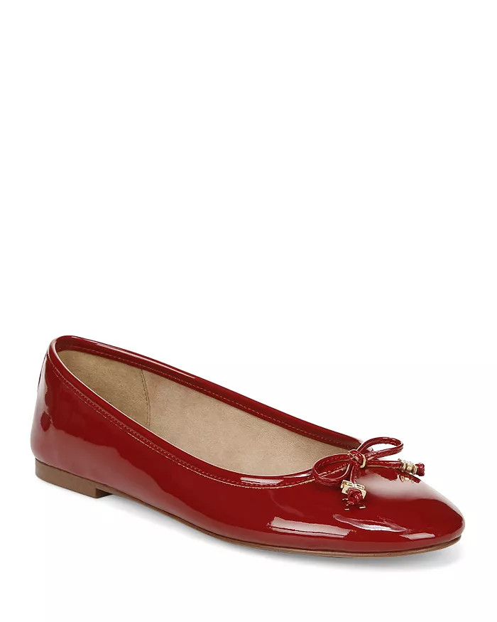 Women's Felicia Luxe Emblem Bow Ballet Flats | Bloomingdale's (US)