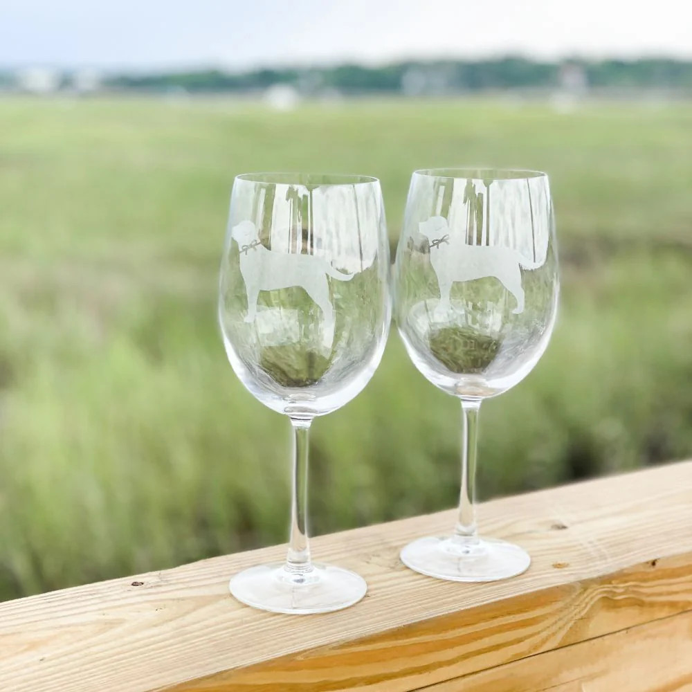 WREN x Meredith Hudkins Summer Collection Wine Glasses with Stems (Set of 4) | Wren Home
