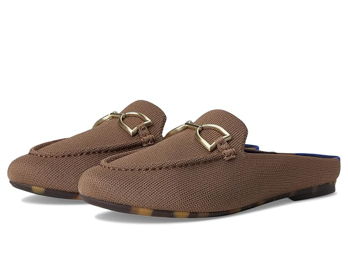 Rothy's The Double Bit Loafer Mule Women's Flat Shoes Black : 5 M, Polyester | Zappos.com