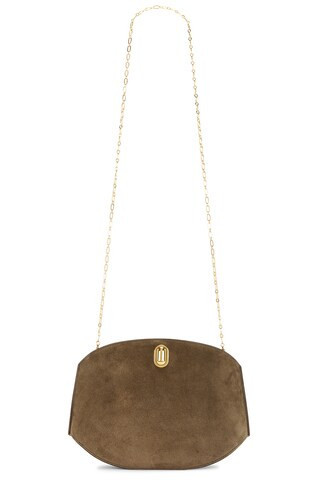 Savette The Tondo Chain Crossbody Bag in Brown | FWRD 