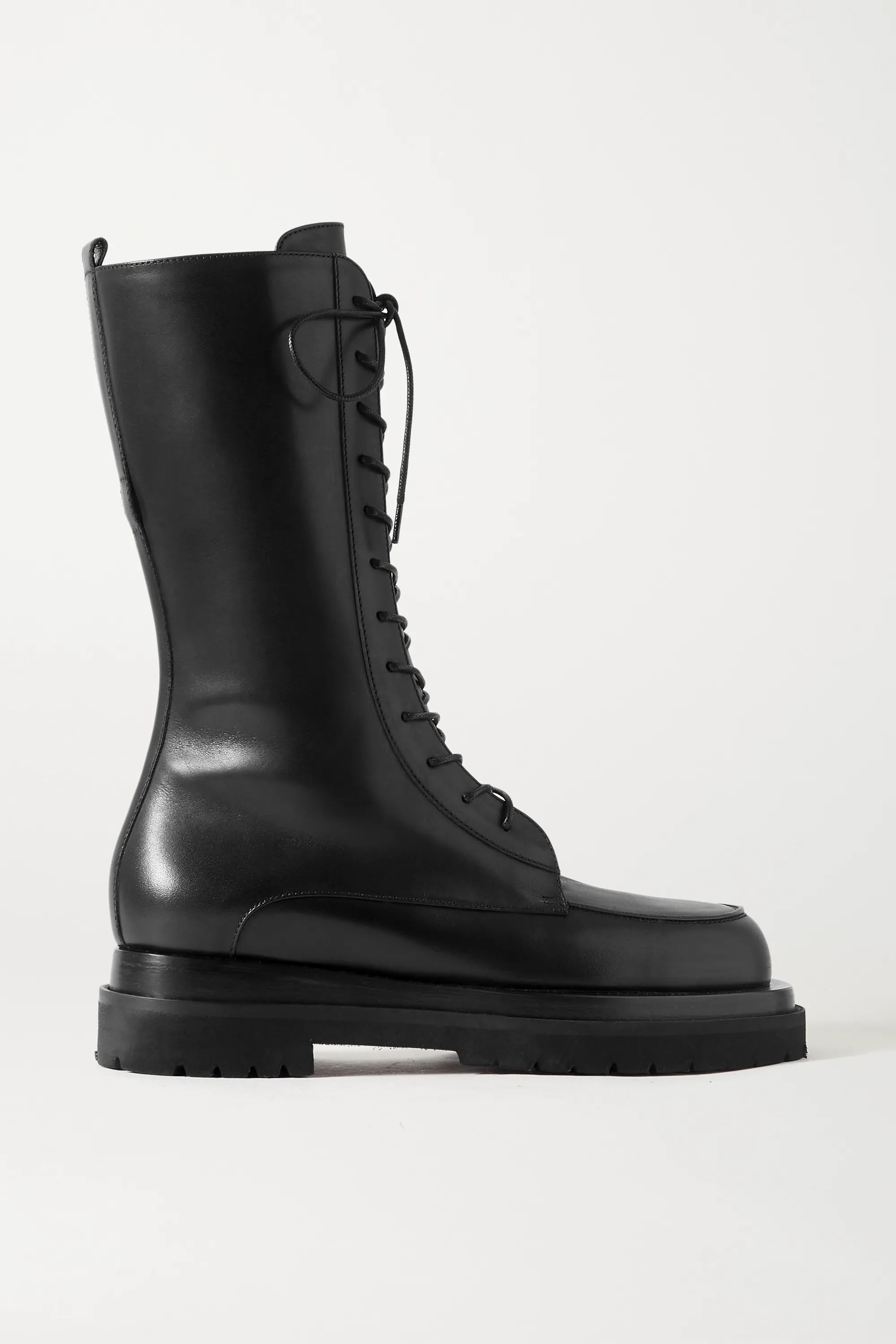 Black Leather boots | Magda Butrym | NET-A-PORTER | NET-A-PORTER (UK & EU)