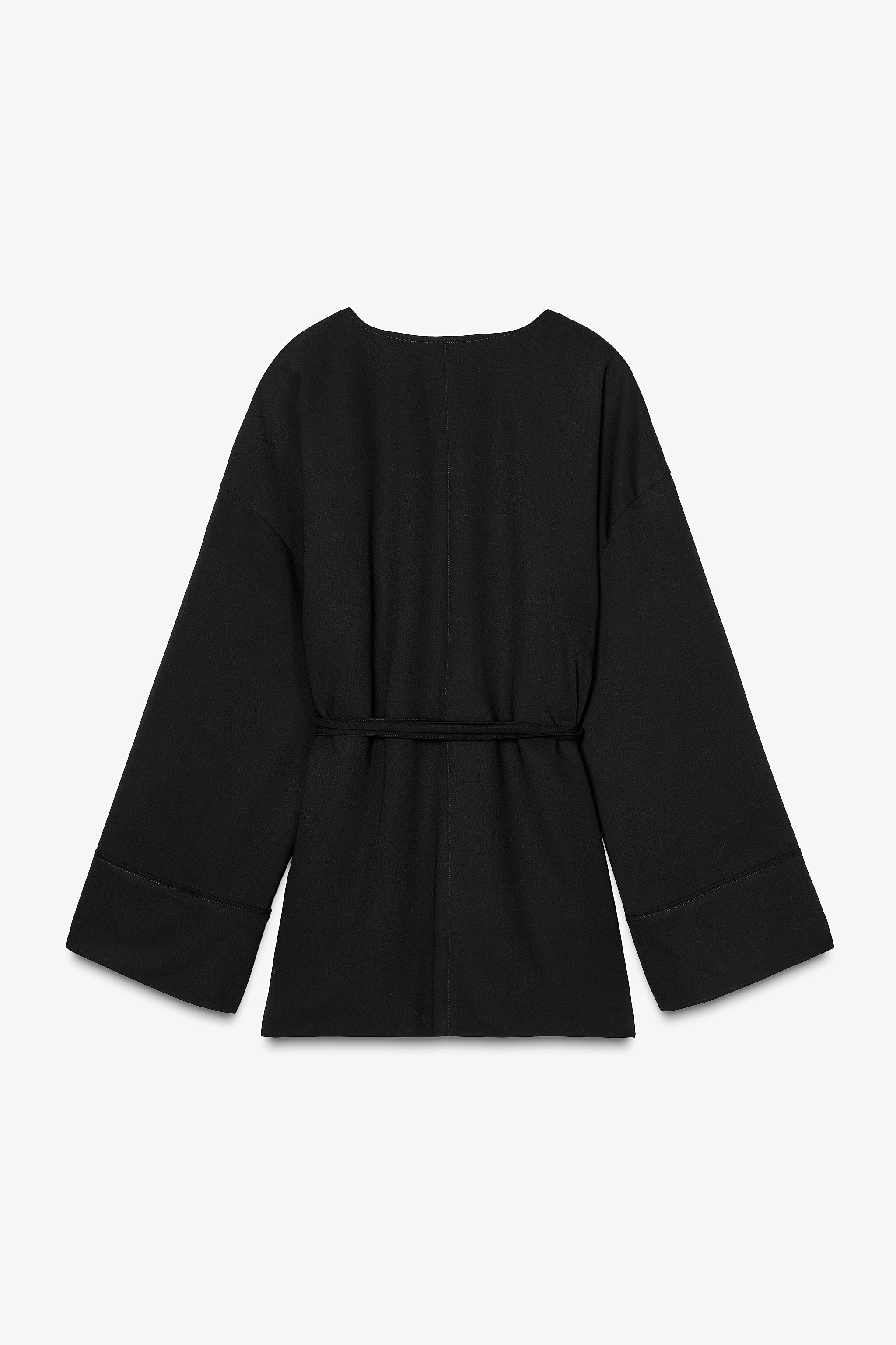 DOUBLE-BREASTED KIMONO BLAZER | Zara UK