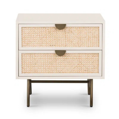 Luella Nightstand - Matte Alabaster | Wayfair North America