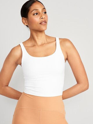 Light Support PowerSoft Longline Sports Bra for Women | Old Navy (US)