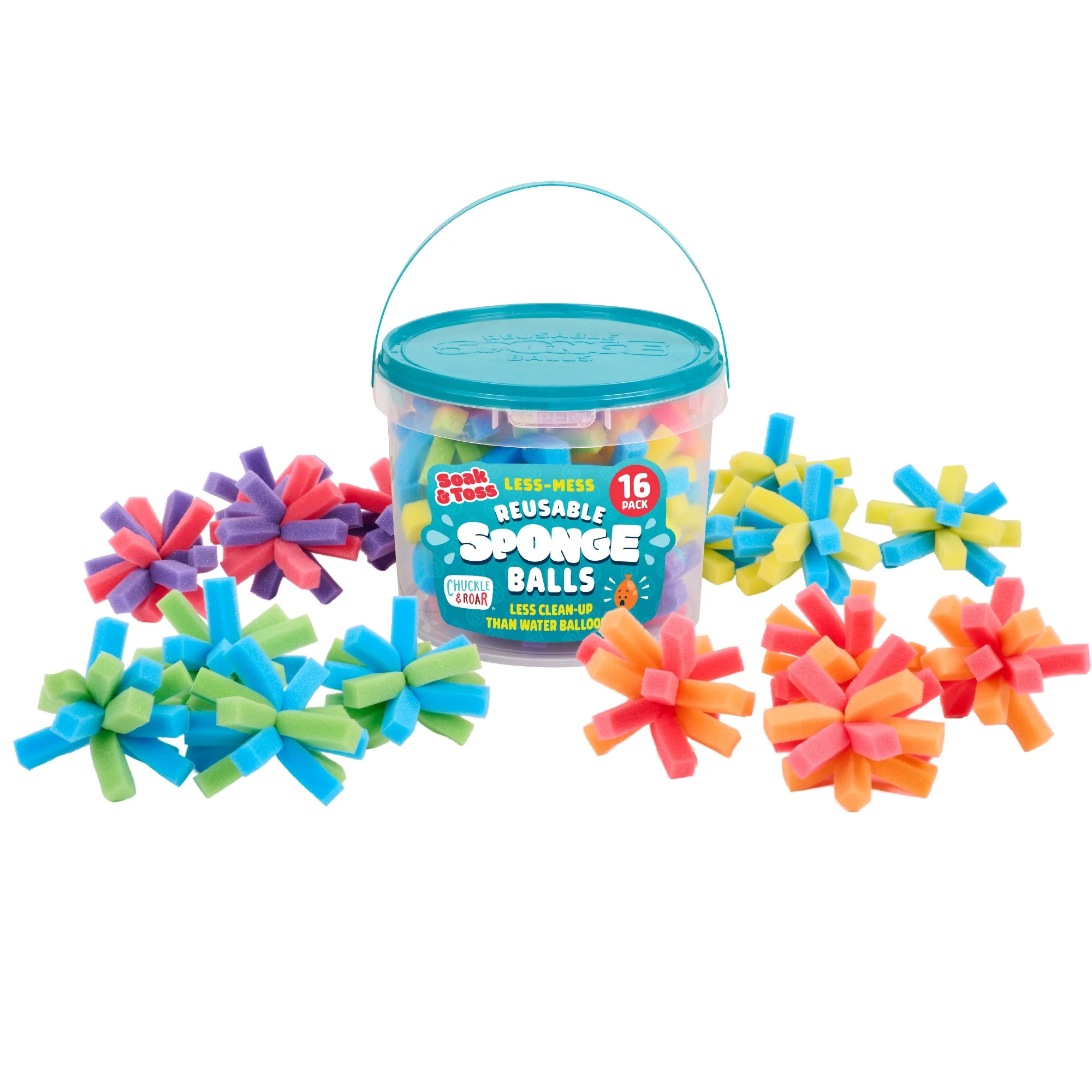 Chuckle & Roar Reusable Sponge Balls Soak & Toss Fun for Children Ages 3+, by Buffalo Games | Walmart (US)