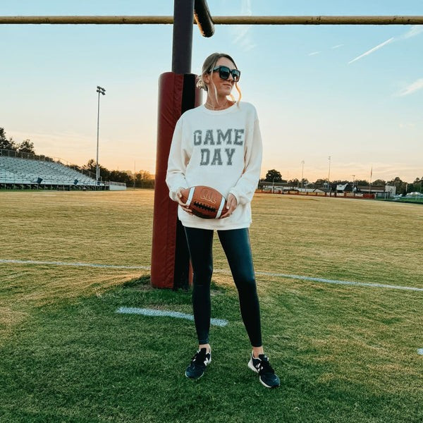 Game Day Corded Crew - Ivory | Mountain Moverz