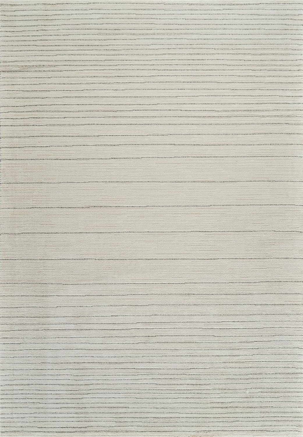 Rug Branch Sama 8' x 11' (7'10" x 10'10") Beige/Cream Striped Indoor Area Rug, Modern, Medium Pil... | Amazon (CA)