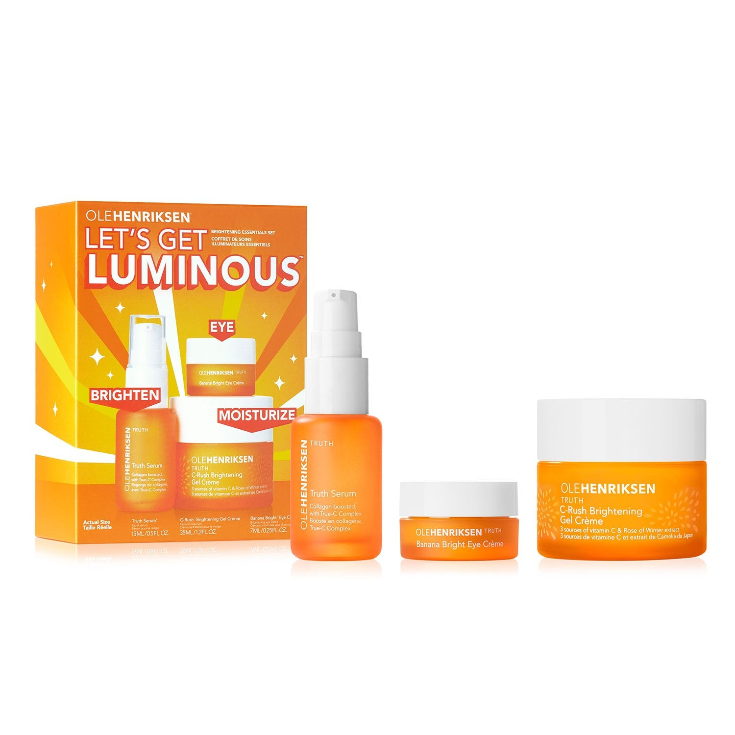 Let's Get Luminous Brightening Vitamin C Essentials Set | Ole Henriksen