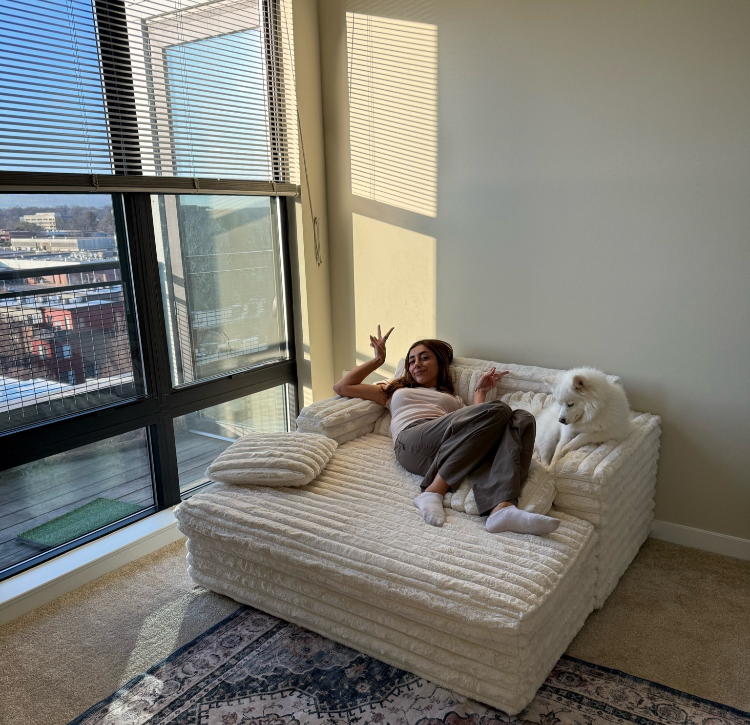 Cozy comfy reading chair 