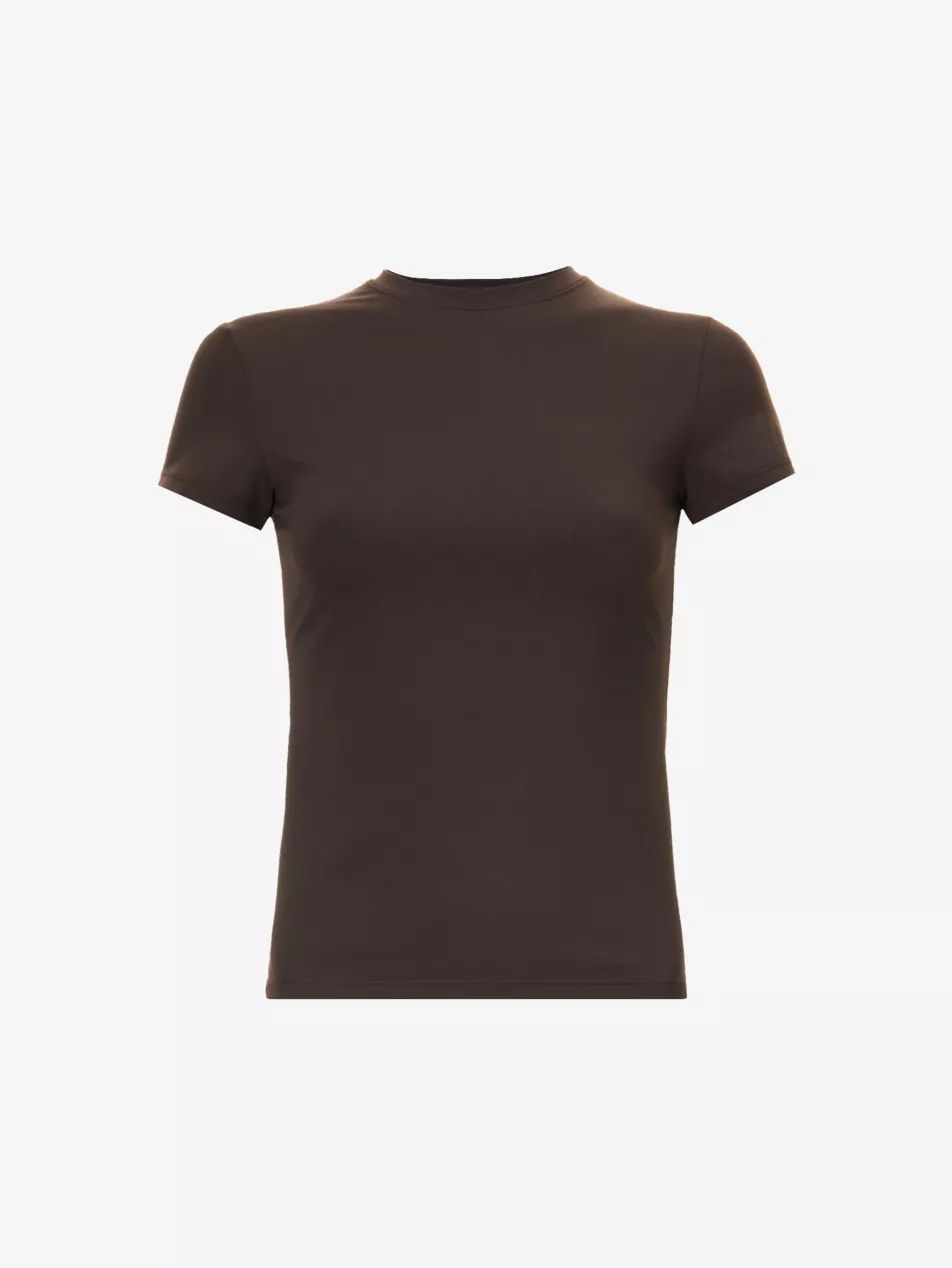 Ultimate slim-fit stretch-woven T-shirt | Selfridges