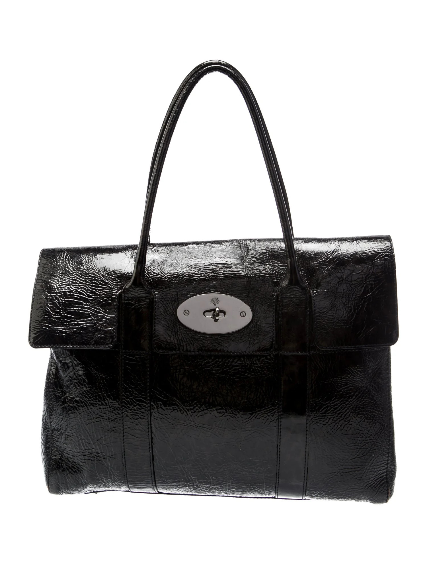 Patent Leather Top Handle Bag | The RealReal