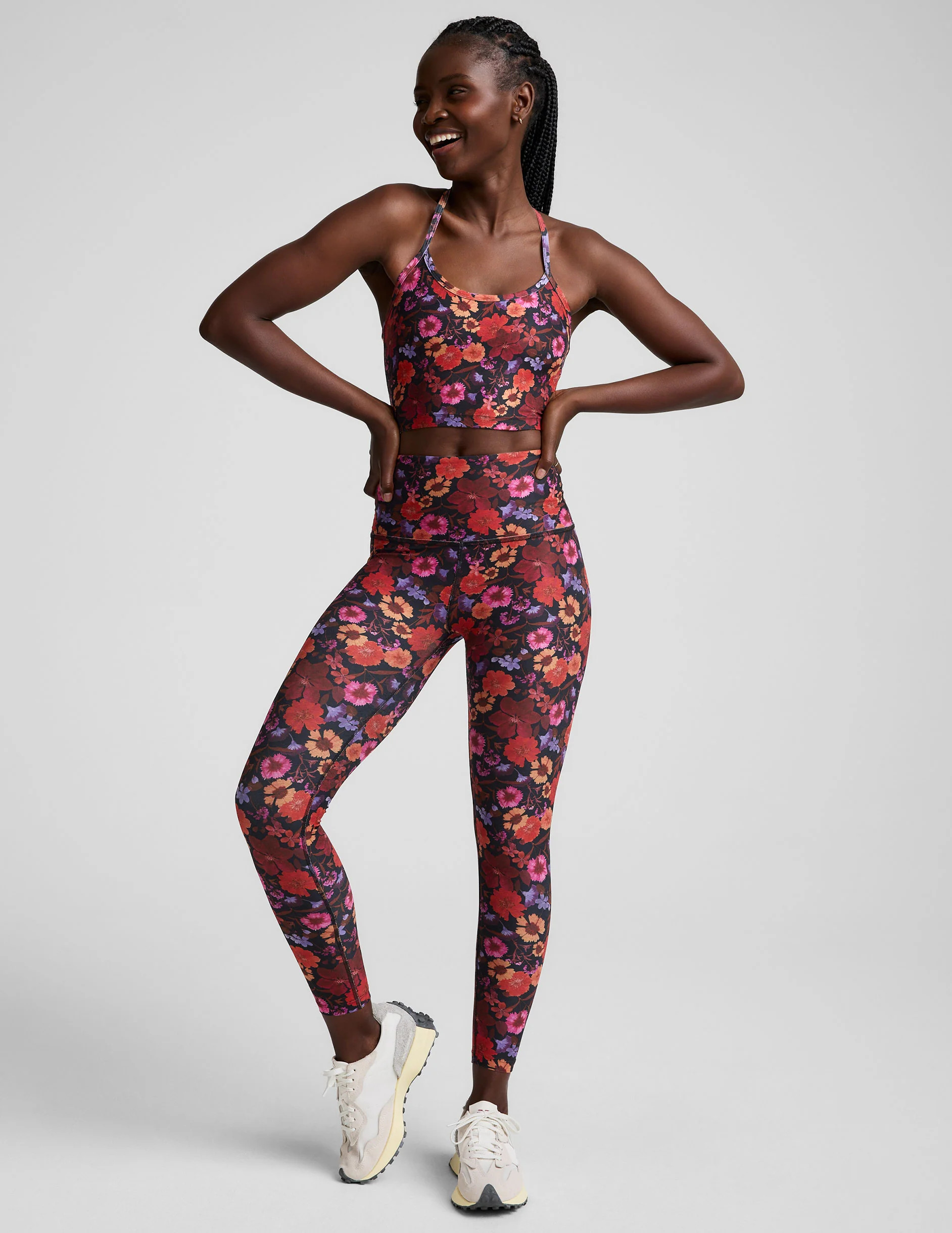 Summer Bouquet SoftMark High Waisted Midi Legging | Beyond Yoga | Beyond Yoga