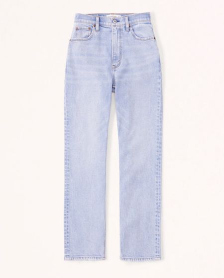 Abercrombie- Abercrombie denim- straight legged jeans - light wash denim - jeans for short girlies 

#LTKFind #LTKcurves