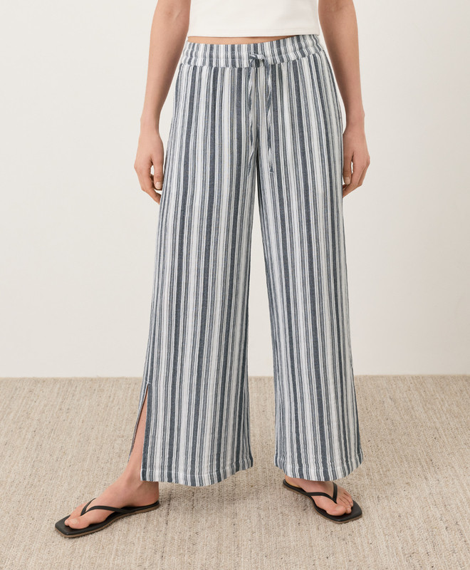 Women’s Coastal Double Gauze Split Hem Pant made with Organic Cotton | Pact | Pact Apparel