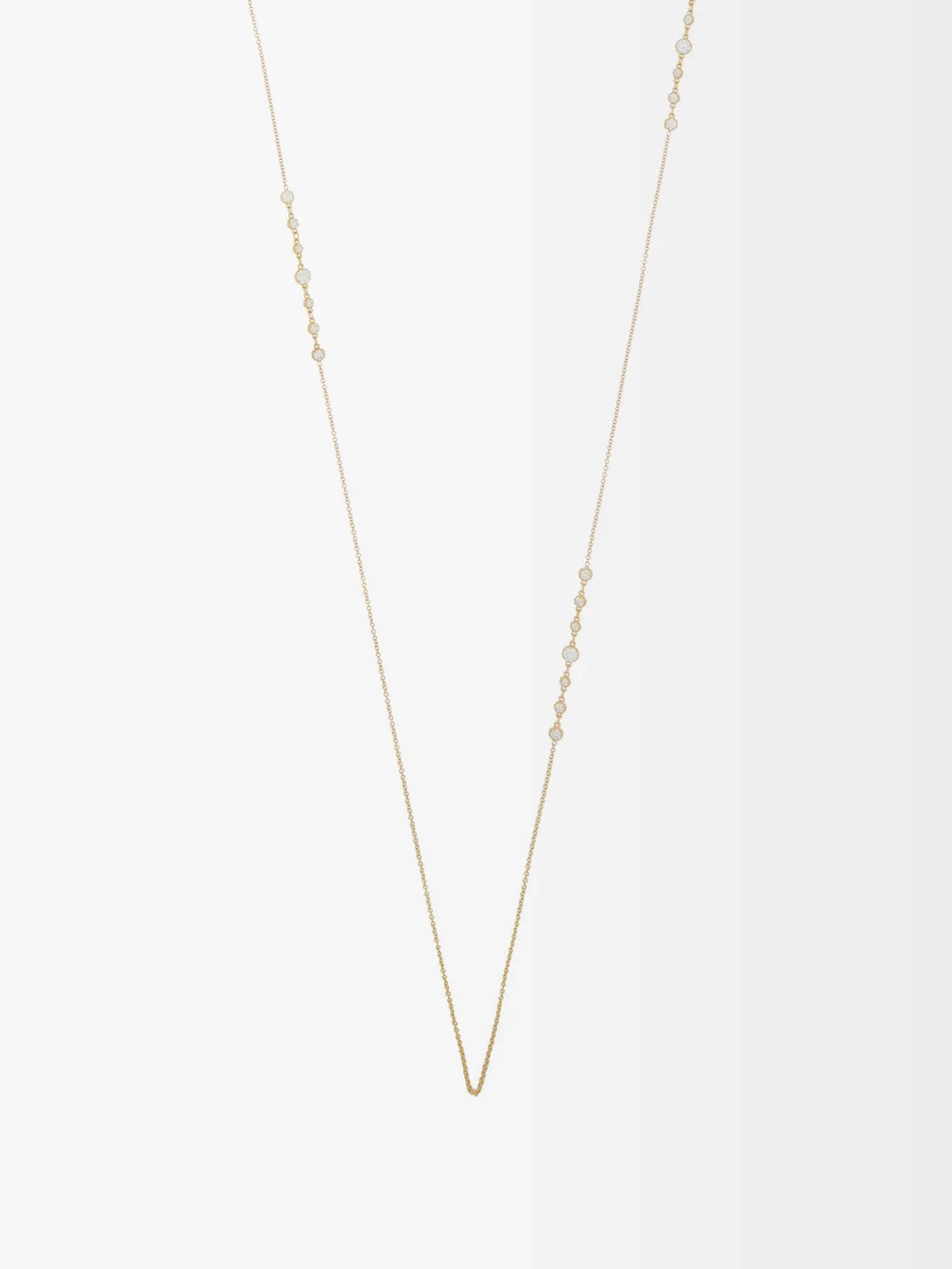Penelope Three Station diamond & gold necklace | Matches (US)