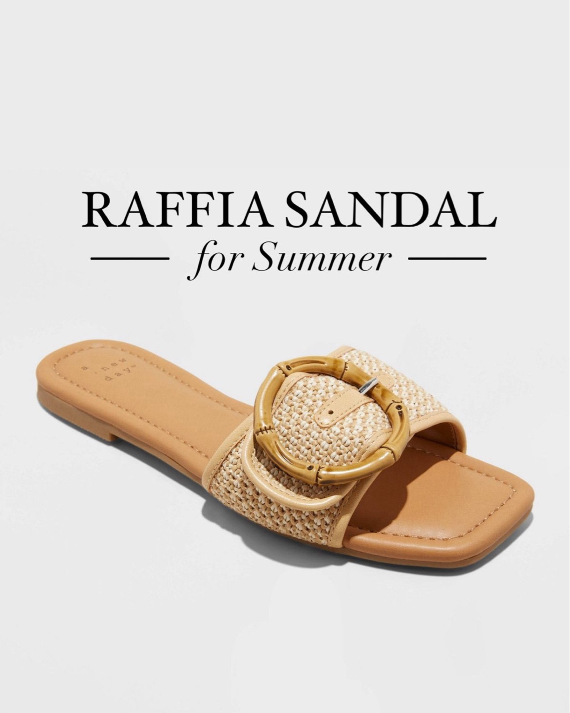 My newest sandal of the Summer! ☀️ so comfy (has a memory foam bed)! If in between, go up a 1/2 (I have size 8 — (comes in cream & black options too 🖤)

#LTKShoeCrush #LTKStyleTip #LTKFindsUnder50