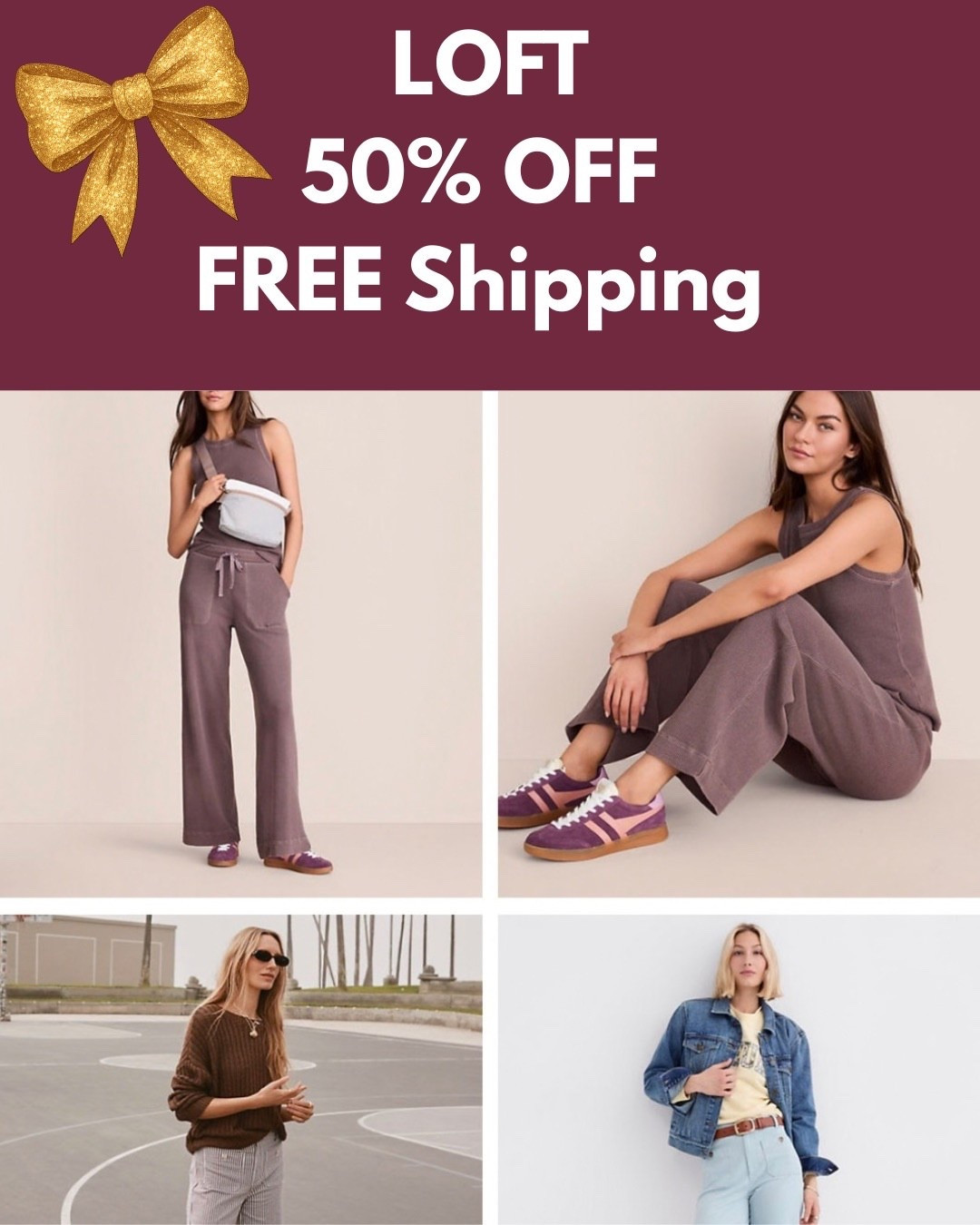 SALE at LOFT ‼️ SAVE 50% OFF and FREE Shipping…  Click any product photo to Shop + SAVE!! Would be so appreciated 😍 

Workwear - Date Night - Office Outfit - Seasonal- Shoe Crush - Resort Wear - Dress - Dinner Date 
- Travel - Boots - Cowboy 🤠 Western Wear - Business Casual- Lounge Sets - Pajamas- - Jackets - Denim Dress - Wedding Guest Dress

Follow my LTK @fashionistanyc on the @shop.LTK app to view this post and get my exclusive app-only content!

#liketkit #LTKgrwm #LTKdayinmylife #LTKootd #LTKTravel #LTKSaleAlert #LTKWorkwear #LTKPetite #LTKSeasonal
@shop.ltk
https://liketk.it/63oC8
