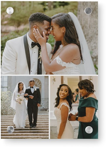 Gallery of Three Portrait Acrylic Print by Shutterfly | Shutterfly