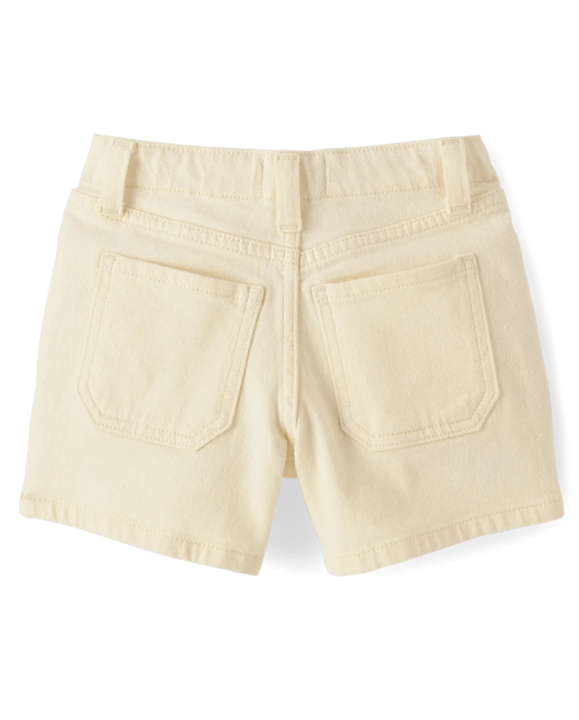 Girls Utility Baggy Denim Shorts - white | The Children's Place
