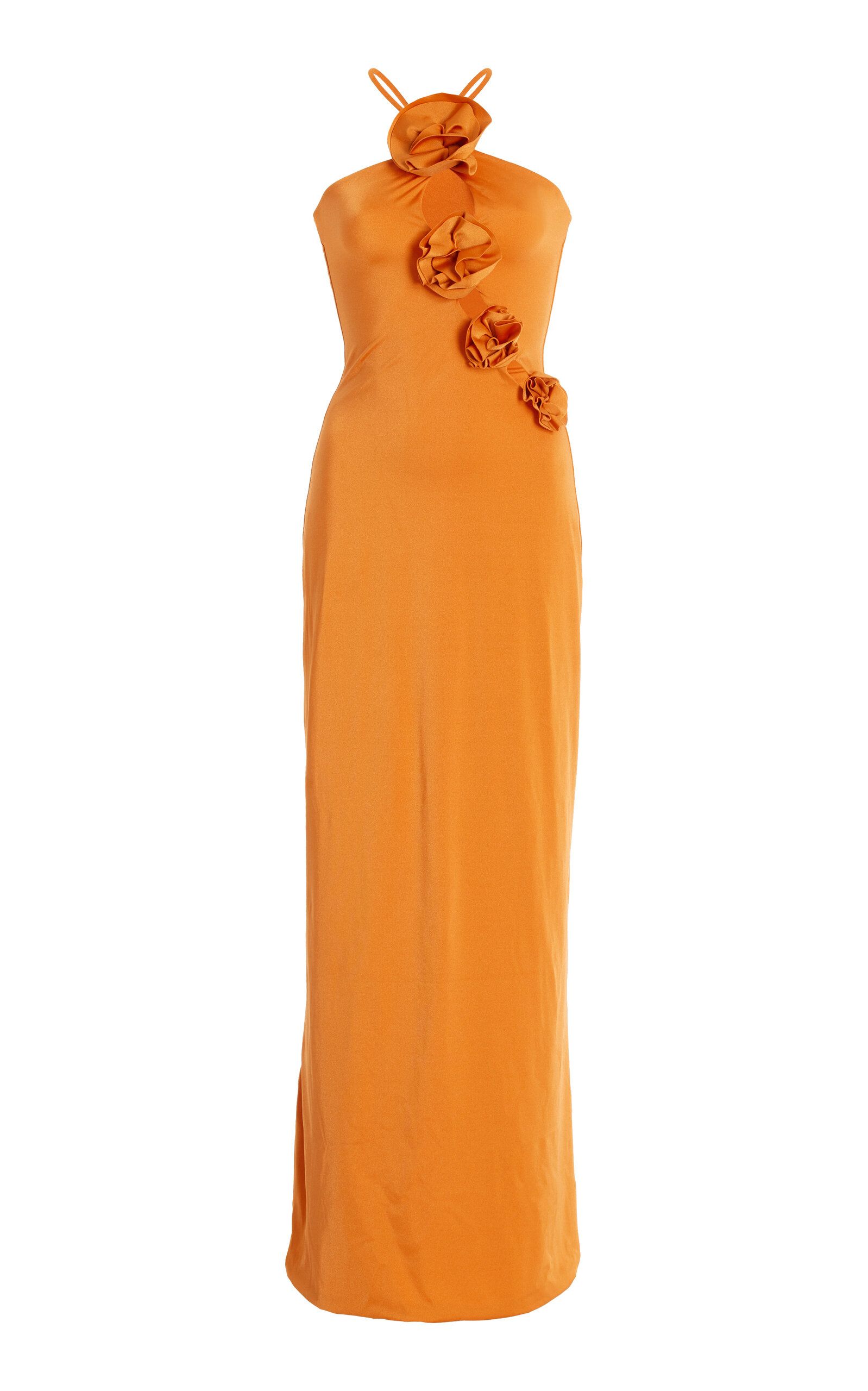 Liri Rosette-Detailed Cutout Jersey Maxi Dress | Moda Operandi (Global)