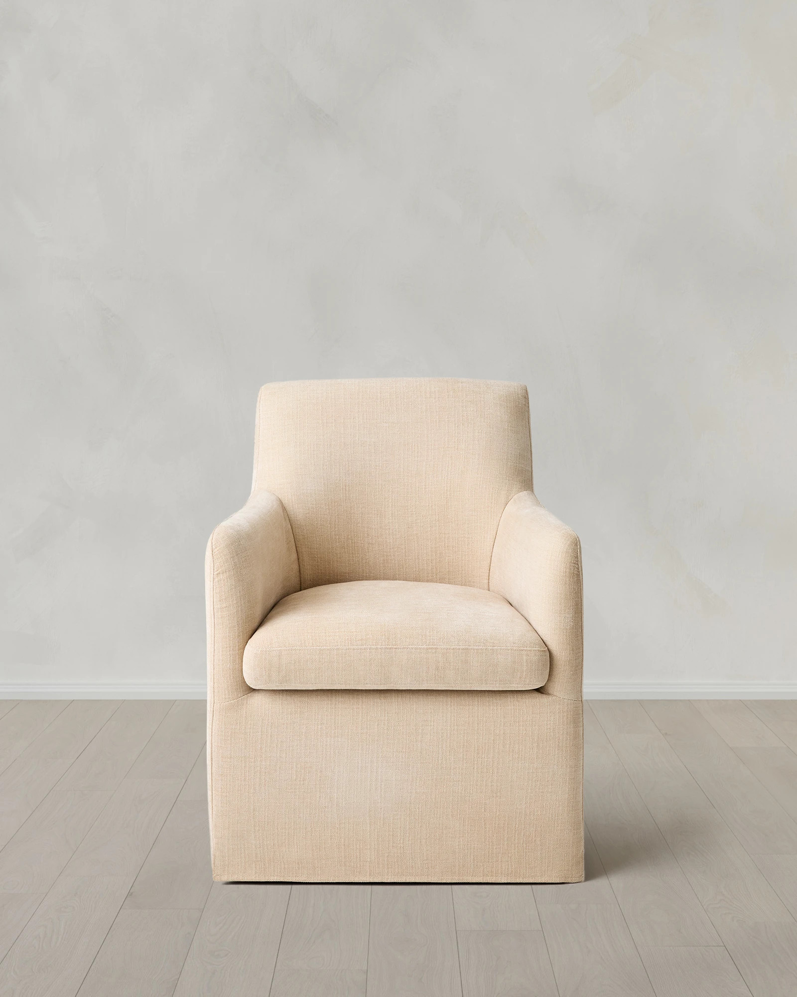 Performance Chenille Curved Back Dining Chair | Quince