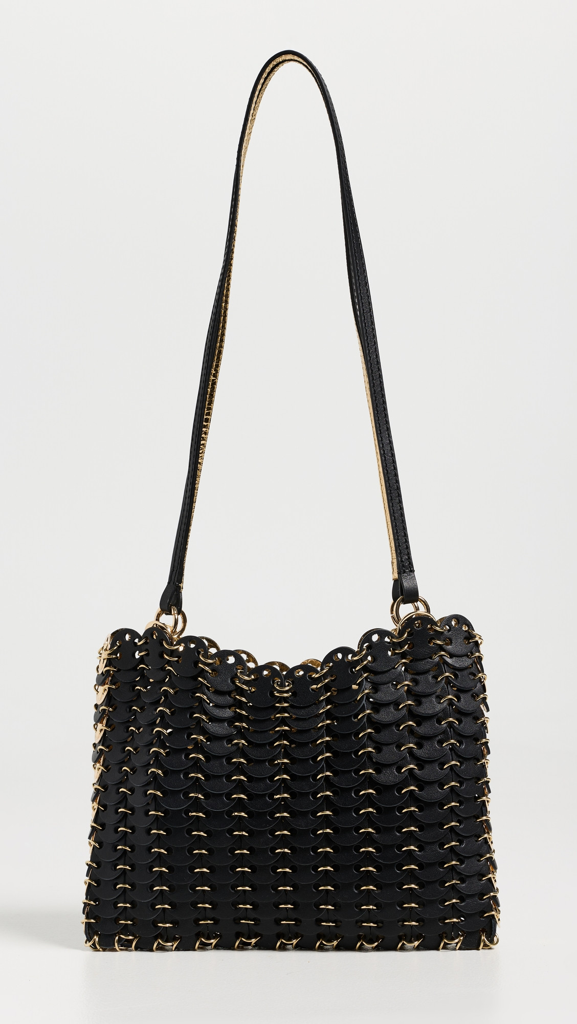 1969 Reversible Calfskin Flip Shoulder Bag - Black / Gold | Shopbop