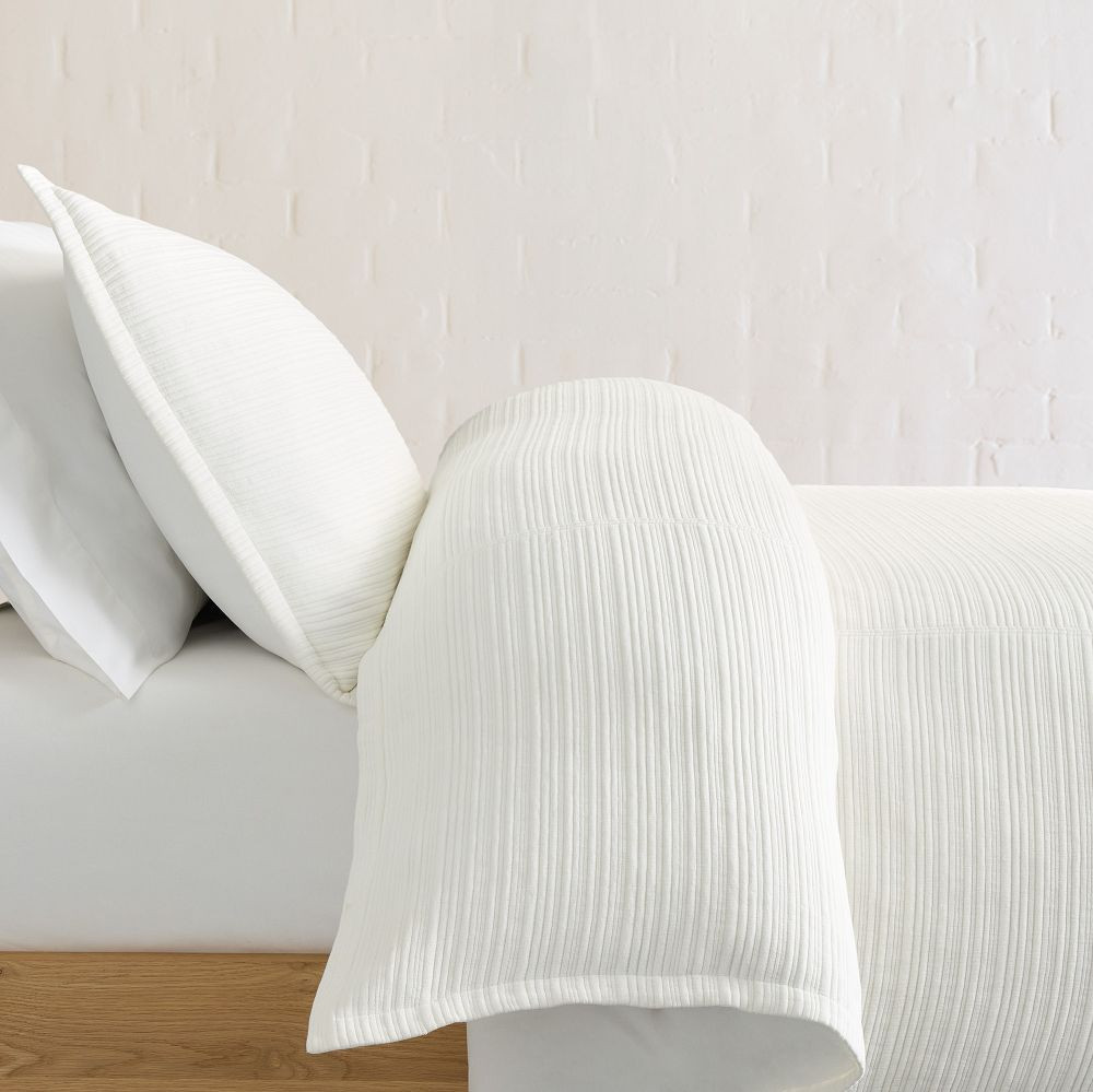 Chandler Ribbed Duvet Cover & Shams | West Elm (US)