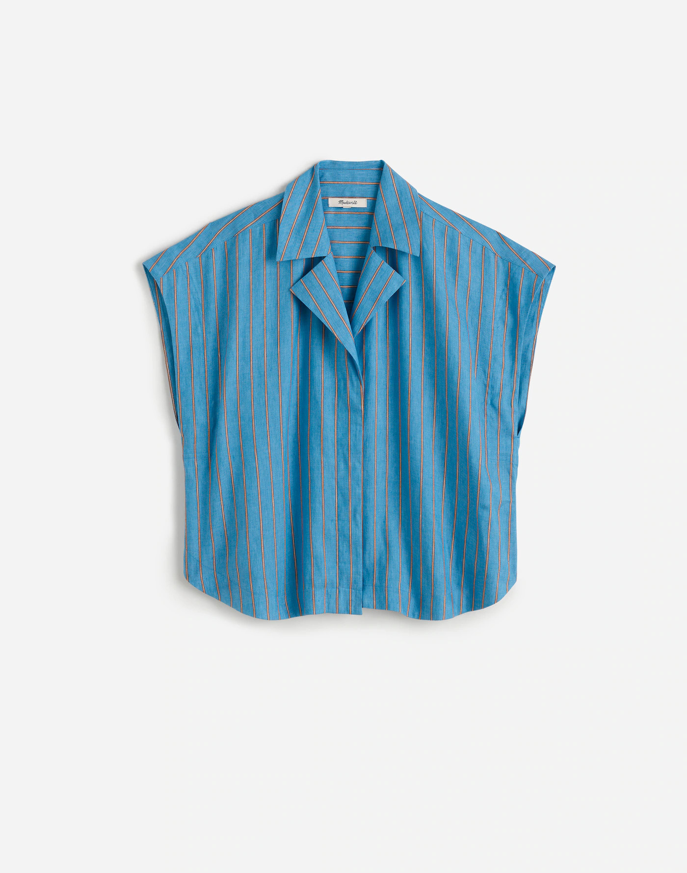 Resort-Collar Shirt in Linen Blend | Madewell