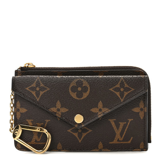 Monogram Recto Verso Card Holder Black | FASHIONPHILE (US)