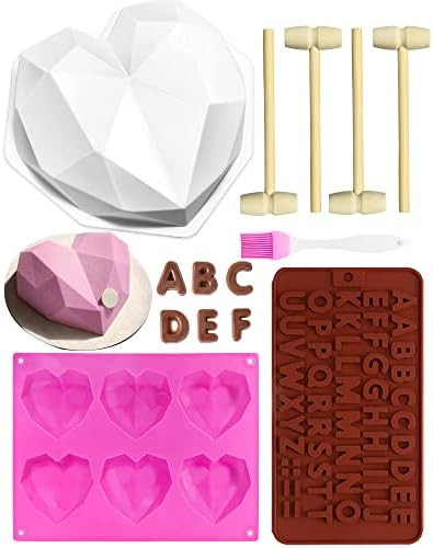 Large Silicone Heart Mold Kit  | Amazon (US)