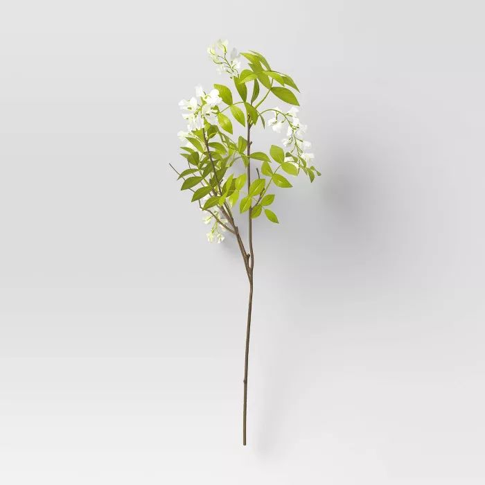 30" Artificial Wisteria Trailing Stem White - Threshold™ | Target