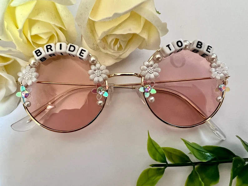 Pink Pretty Bride to Be Sunglasses for Hen / Bachelorette Parties | Etsy (US)
