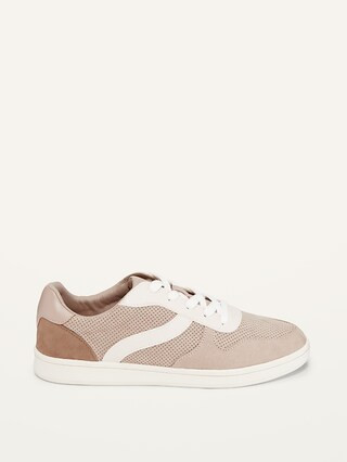 Soft-Brushed Faux-Suede Sneakers For Women | Old Navy (US)
