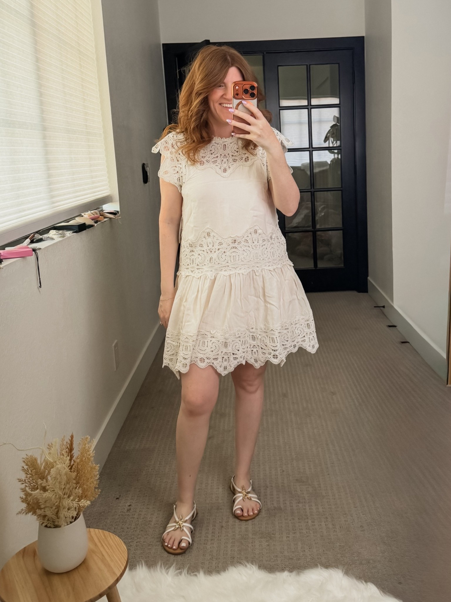 White eyelet lace dress from Walmart. Size small.

#LTKMothersDay #LTKootd #LTKPetite