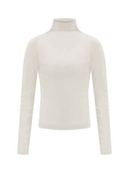 Ribbed Wool-Blend Turtleneck | Women's Long Sleeve Shirts | lululemon | Lululemon (US)
