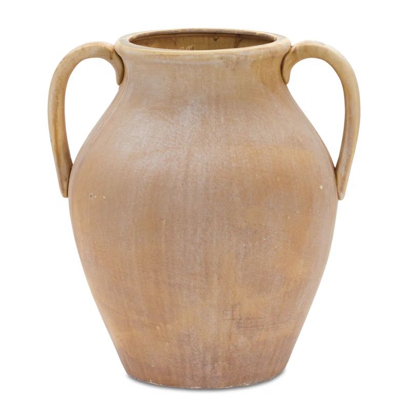 Anastazia Brown 14" Terracotta Table Vase | Wayfair Professional