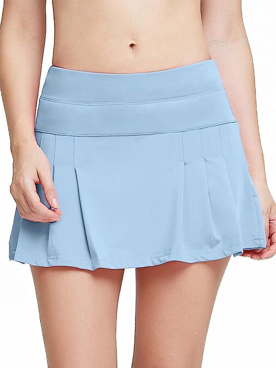 Tennis Skirt Womens Athletic Skort Pleated Skirt Workout Running Skirt Golf Skirts for Women with... | Amazon (US)