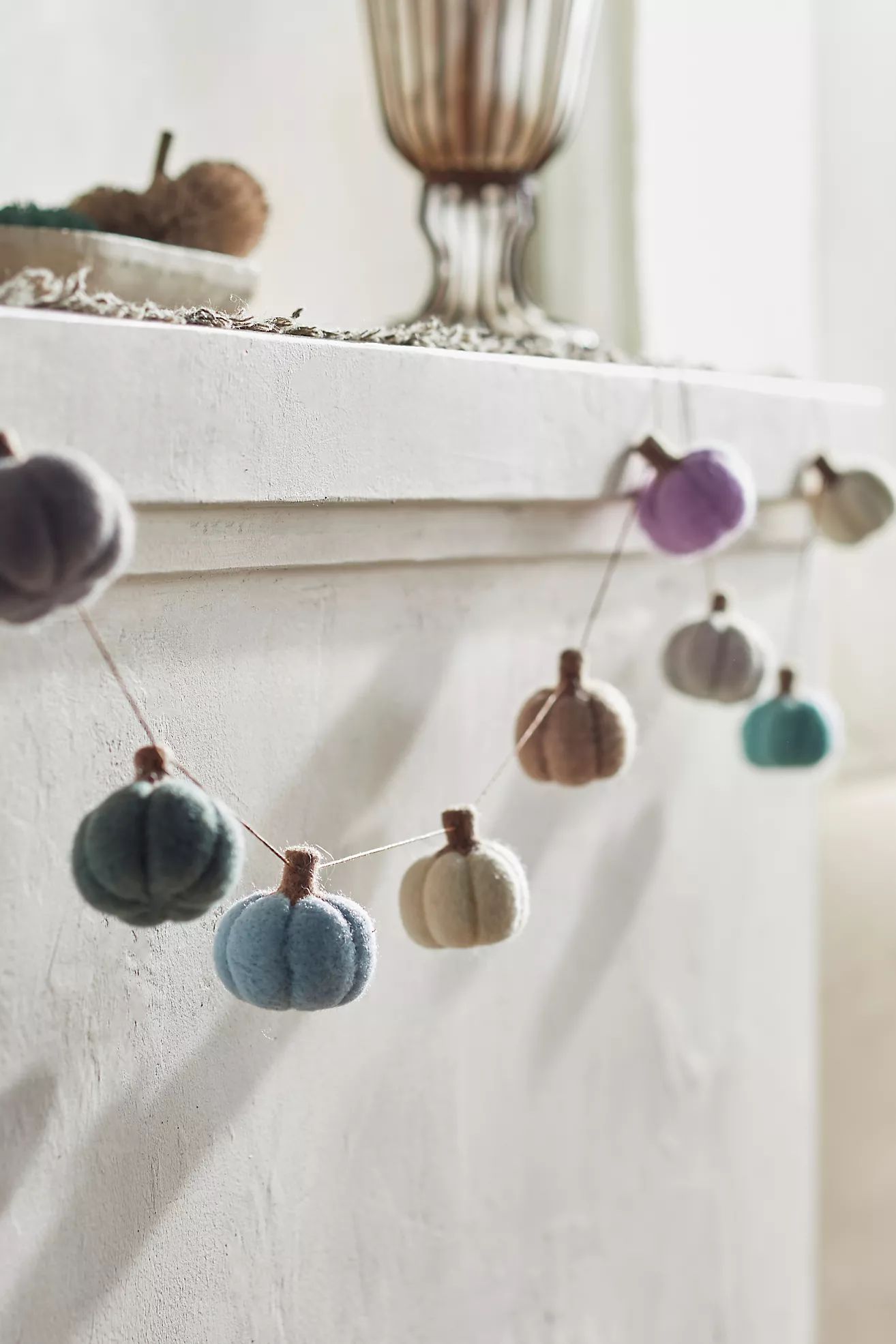 Pumpkin Felt Garland | Anthropologie (US)