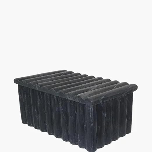 Reeded Marble Box (Black) | Amazon (US)