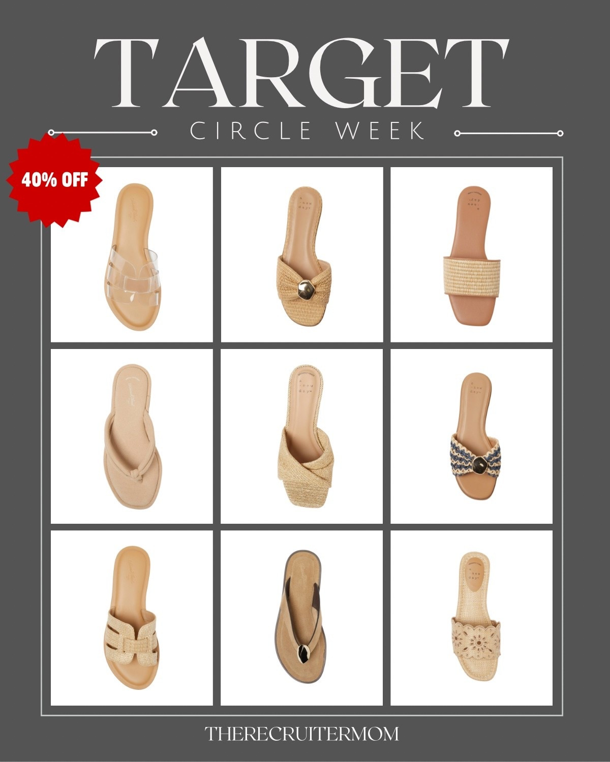 40% off shoes for target circle week - 360 members get early access!

#LTKSeasonal #LTKSaleAlert